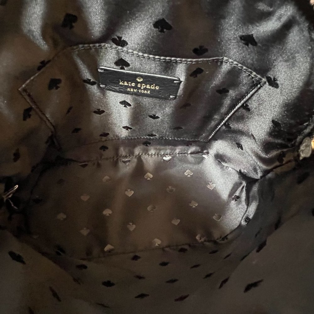 Kate Spade Sylvia Dome Shoulder Crossbody Bag Black - Picture 10 of 10